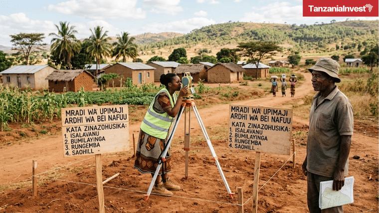 Tanzania Cuts Land Survey Fee to TZS 130,000 per Plot
